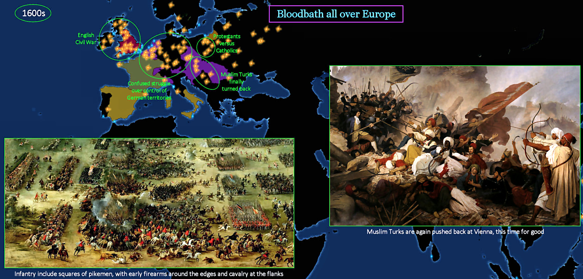 Thirty Years' War, bloodbath, 1600s